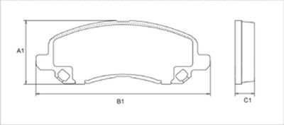 FRASLE PASTILLA EJE DELANT. 16.30MM  /JEEP COMPASS 07/17 
