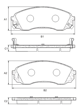FRASLE PASTILLA EJE DELANT. 17MM  /HYUNDAI H1 06/10 // KIA CARNIVAL 3.8 V6 08> 