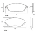 [PD1364.0332] FRASLE PASTILLA EJE DELANT. 16.80MM  /CHEVROLET SPARK 10> 