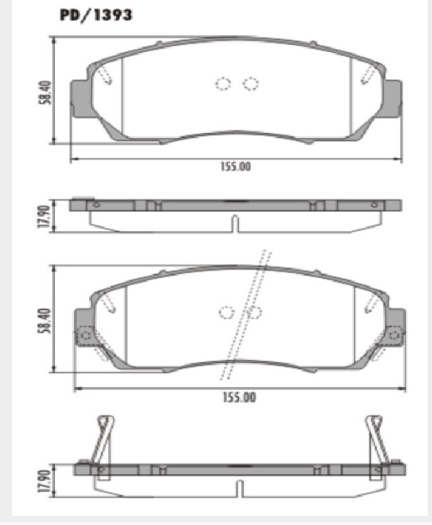 FRASLE PASTILLA EJE DELANT. 17.90MM  /HONDA CR-V 12> 