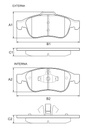 [PD1422.0332] FRASLE PASTILLA EJE DELANT. 17.20MM CITROEN DS4 1.6 16V 11/14 RENAULT DUSTER 2.0 11> FLUENCE 2.0 16V 10>