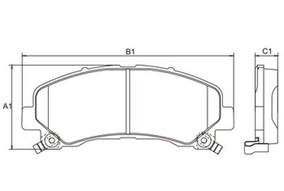 FRASLE PASTILLA EJE DELANT. 16.05MM  /CHEVROLET S10 11> 