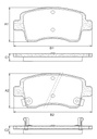 [PD1438.0332] FRASLE PASTILLA EJE DELANT. 14.60MM  /TOYOTA ETIOS 13> - YARIS 18> 
