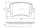 [PD1456.0332] FRASLE PASTILLA EJE TRASERO 16MM  /VW PASSAT 10> TIGUAN 09> VENTO 10> 