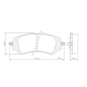 [PD1537.0332] FRASLE PASTILLA EJE DELANT. 18MM  /TOYOTA YARIS 1.5 16> 