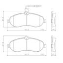[PD1606B.0332] FRASLE PASTILLA EJE DELANTERO  /PEUGEOT EXPERT 06>