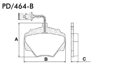FRASLE PASTILLA EJE TRASERO 15.50MM  /LAND ROVER DEFENDER 92/96 - DISCOVERY 87/94 