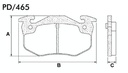 [PD465.0332] FRASLE PASTILLA EJE TRASERO 11MM  /CITROEN SAXO 00> XSARA 99> XSARA PICASSO 01>  /PEUG 205 - 306 // RENAULT CLIO - MEGANE