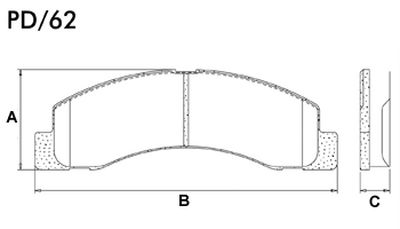FRASLE PASTILLA EJE DEL/TRAS 18MM  /F100 4X2 99> - F250 98> 