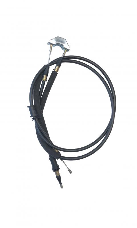 FREMEC CABLE FRENO MERIVA TRASERO A CAMPANA 03> 2640MM  /2 CABLES CON CHAPA UNION