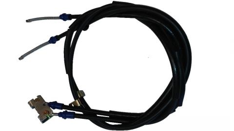 FREMEC CABLE FRENO TRASERO FIESTA-KA 3295MM  /A CAMPANA CON PUNTERAS PLASTICAS // 2 CABLES C/CHAPA UNION