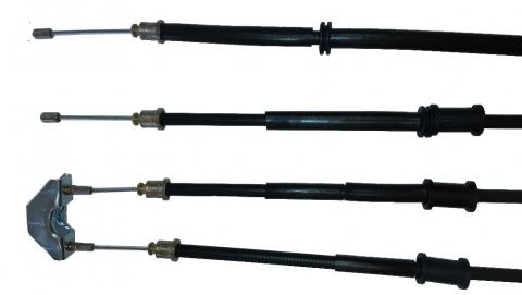 FREMEC CABLE FRENO ZAFIRA 2.0 01/10 TRASERO A DISCO 2790MM  /2 CABLES CON CHAPA UNION OEM:94739235 - 93286063