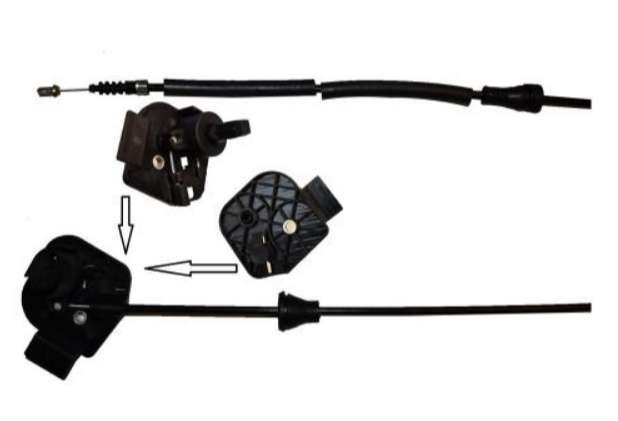 FREMEC CABLE APERTURA CAPOT C/SOPORTE QUBO 07> 1815MM OEM:1362476080 - 1394106080