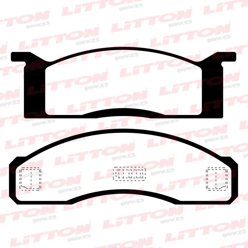 LITTON PASTILLAS FRENO FAIRLANE V8 NACIONAL-MUSTANG 79-91 (PD/314-C FRASLE)