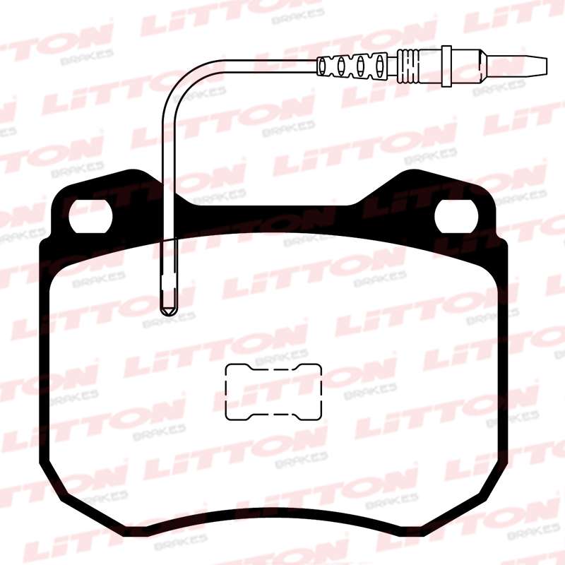 LITTON PASTILLAS FRENO P 505 79/93 - PORCHE 924-928-944 (POSICION 0185)