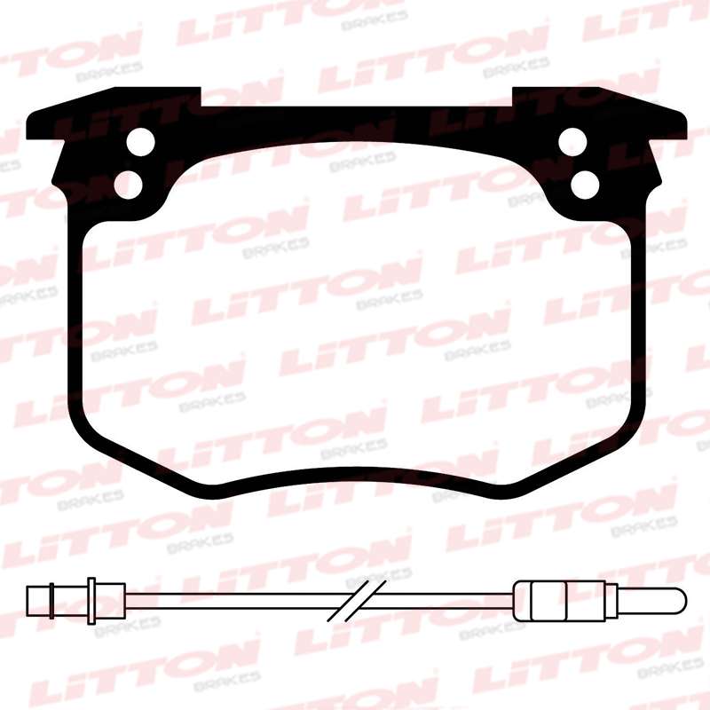 LITTON PASTILLAS FRENO P 505 - P 504 P UP T4B-T5B 82/93 (POSICION 0296)