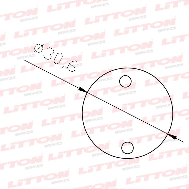 LITTON PASTILLAS FRENO TRAS. CITROEN DYANE FRENO DE MANO - MEHARI 68/87