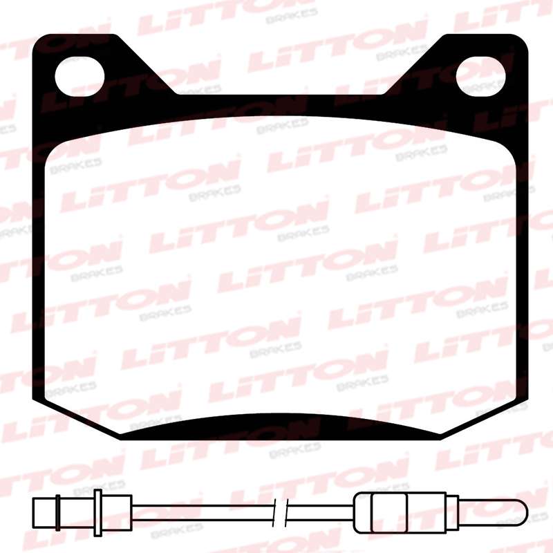 LITTON PASTILLAS FRENO P 504 - P 505 68/89 (PD/311-A) (POSICION 0297)