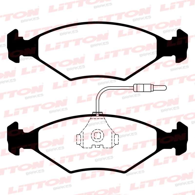 LITTON PASTILLAS FRENO P 504 - P UP- P 505 C/SENSOR (POSICION 0315)