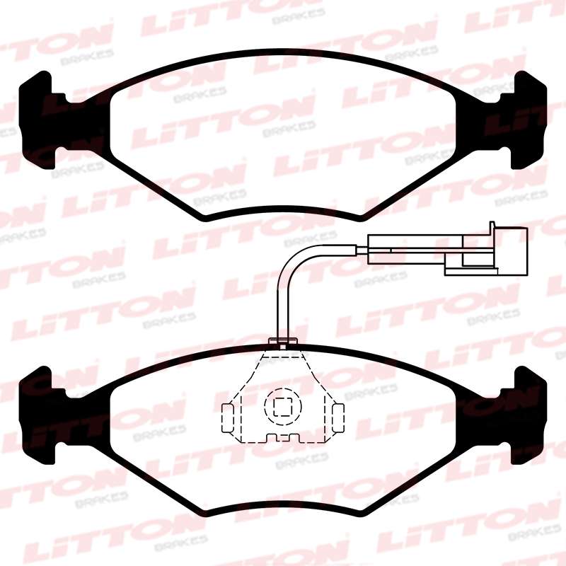 LITTON PASTILLAS FRENO DEL. FIAT PALIO TEMPRA 16V- 8V TIPO 2.0 8V 
