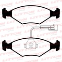 [37675NA.0500] LITTON PASTILLAS FRENO PALIO - TEMPRA C/SENSOR (POSICION 0320)