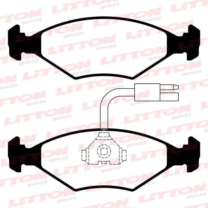 LITTON PASTILLAS FRENO DEL. FIAT DUNA UNO FIORINO PALIO 1.0- 1.6 16V SIENA 1.6 16V 