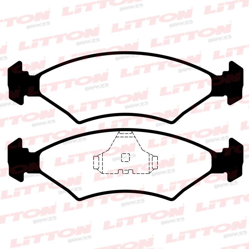 LITTON PASTILLAS FRENO SIERRA 1.6-ESCORT 1.6 92> GALAXI  /CHICA-FIESTA BRASIL-POLO 95/98 - POINTER (POSICION 0300)