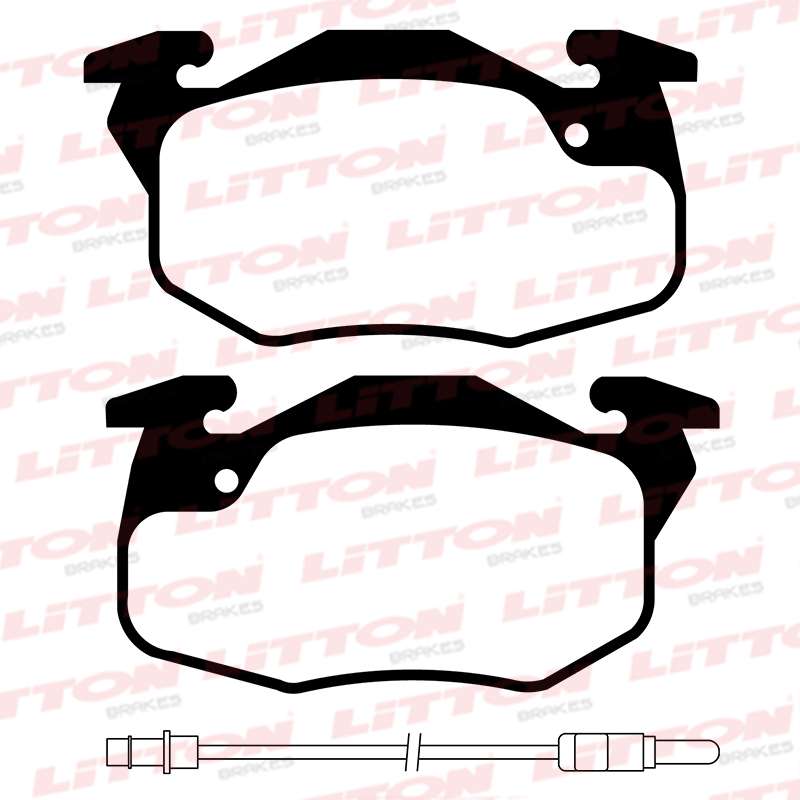 LITTON PASTILLAS FRENO DEL. CITROEN SAXO 1.0 - 1.1 - 1.4 - 1.5D - 1.6 VTL XANTIA 1.6I - 1.8I - 1.9TD - 2.0I SX PEUGEOT 106 205 305 306 309 405 PARTNER RENAULT CLIO EXPRESS 1.2 - 1.4 - 1.9 FUEGO 1.4 - 1.6 - 2.1 R11 R19  R20 R21 