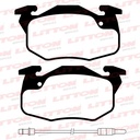 [37753NA.0500] LITTON PASTILLAS FRENO DEL. CITROEN SAXO 1.0 - 1.1 - 1.4 - 1.5D - 1.6 VTL XANTIA 1.6I - 1.8I - 1.9TD - 2.0I SX PEUGEOT 106 205 305 306 309 405 PARTNER RENAULT CLIO EXPRESS 1.2 - 1.4 - 1.9 FUEGO 1.4 - 1.6 - 2.1 R11 R19  R20 R21 