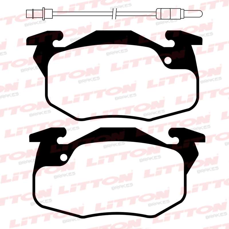 LITTON PASTILLAS FRENO DEL. CITROEN AX ZX 96/98 PEUGEOT 106 1.0I - 1.1I - 1.3 - 1.4 - 1.5 D - 1.6I 306 