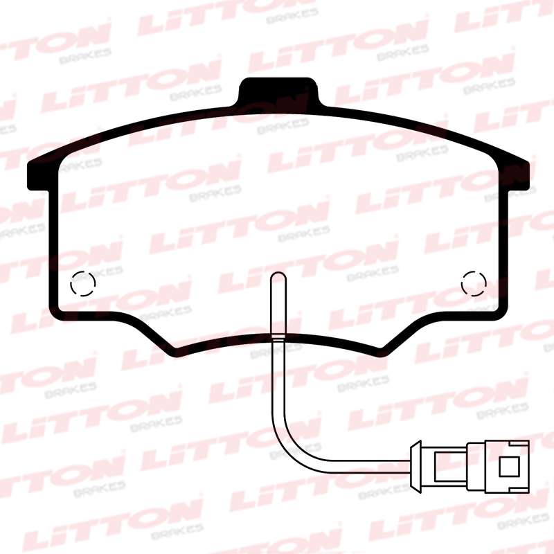 LITTON PASTILLAS FRENO DEL. CHEVROLET IPANEMA 1.8 - 2.0 KADETT 1.8 GSI MONZA 1.6- 1.8- 2.0 EFI FORD DEL REY 84/91 