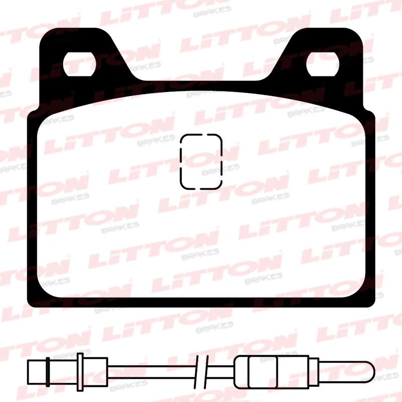 LITTON PASTILLAS FRENO P 505 INYECCION - P 604 (TRASERA) (POSICION 0186)