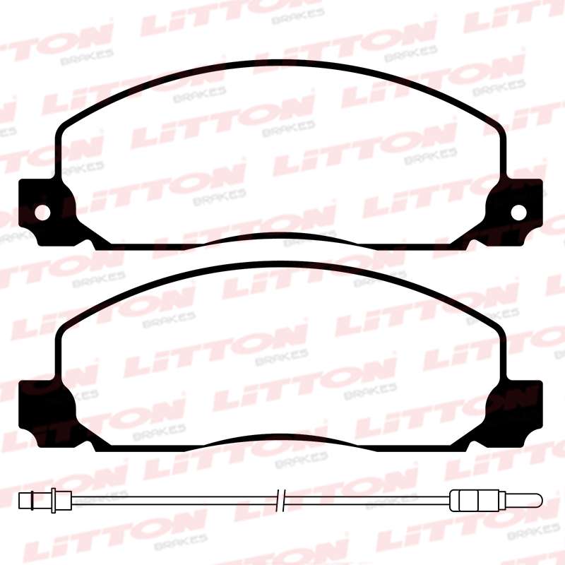 LITTON PASTILLAS FRENO DEL. RENAULT MICROBUS RODEO TRAFIC BUS-VAN