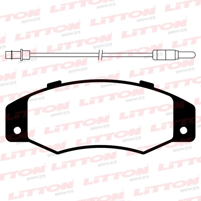 LITTON PASTILLAS FRENO DEL. RENAULT NEVADA TXI 90/ R21 GTX - TXE 93/