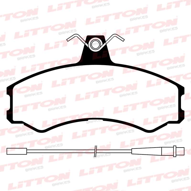 LITTON PASTILLAS FRENO DEL. CITROEN C22 C25 C35 FIAT DUCATO TALENTO 290 IVECO M-BENZ 130 3.0 D PEUGEOT J5 BUS-VAN LAND ROVER