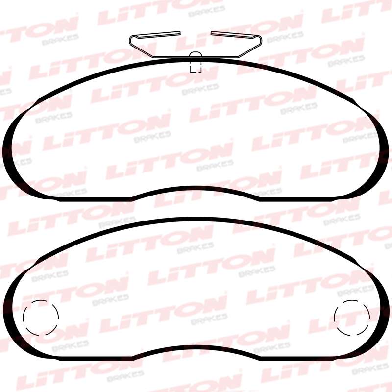 LITTON PASTILLAS FRENO M-BENZ 180-131 FURGON CAMION RENAULT (POSICION 0117)