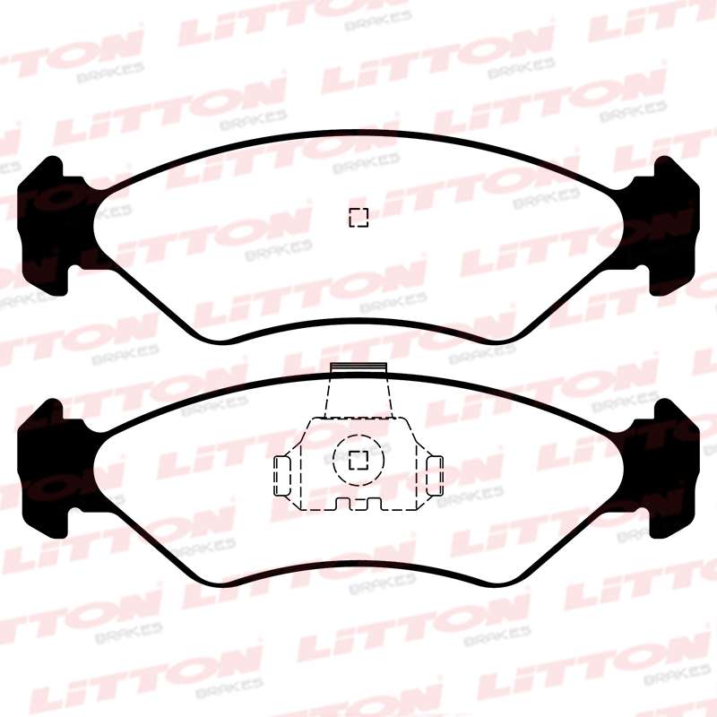 LITTON PASTILLAS FRENO DEL. FORD COURIER 1.3 - 1.4 16V - 1.6 - 1.8 FIESTA 1.0 - 1.3 - FIESTA IV KA 1.0 - 1.3 MAZDA 121 1.8 D 
