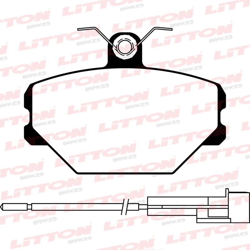LITTON PASTILLAS FRENO TIPO -TEMPRA C/SENSOR  (POSICION 0062)