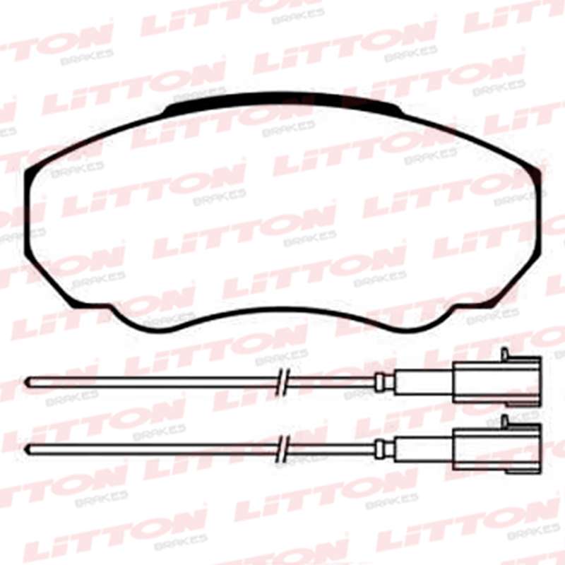LITTON PASTILLAS FRENO DEL. CITROEN JUMPER 2.0- 2.2 FIAT DUCATO 2.0 - 2.3 - 2.8 PEUGEOT BOXER 2.0 - 2.2 