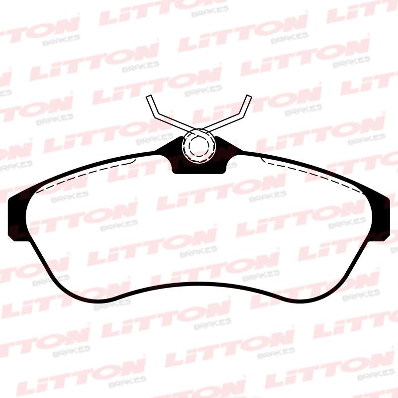 LITTON PASTILLAS FRENO DEL. CITROEN C2 1.6 I VTR C3 1.4 HDI- 1.6 16V 02/