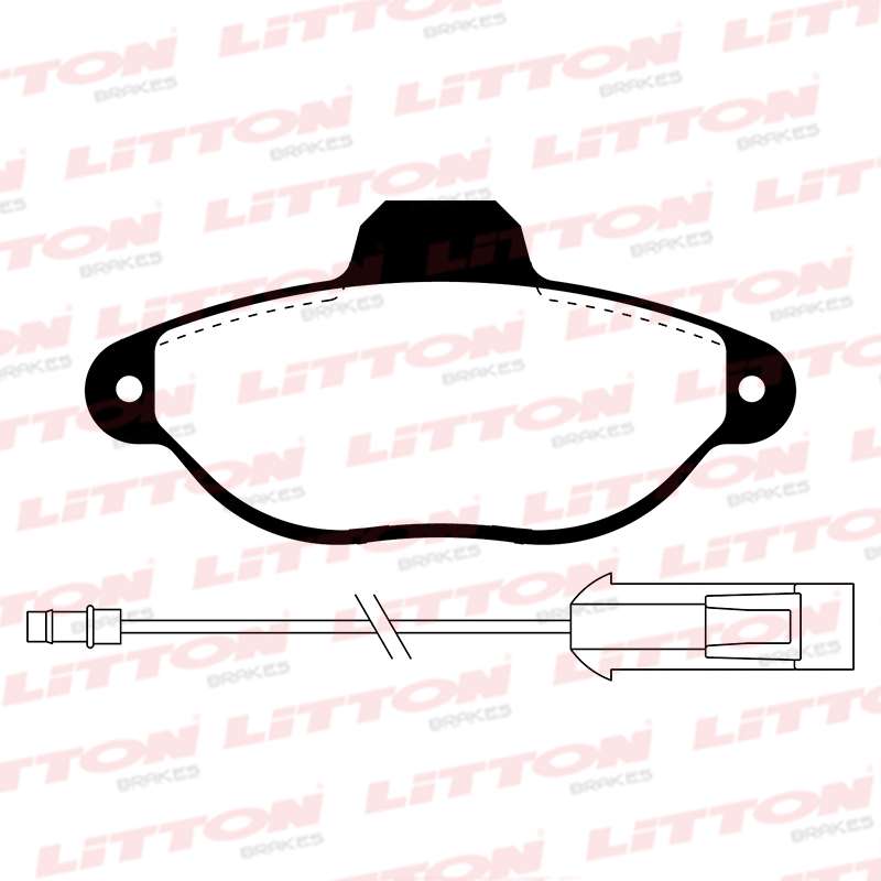 LITTON PASTILLAS FRENO PUNTO 92/00 (PD/1417 FRASLE) (POSICION 0061)