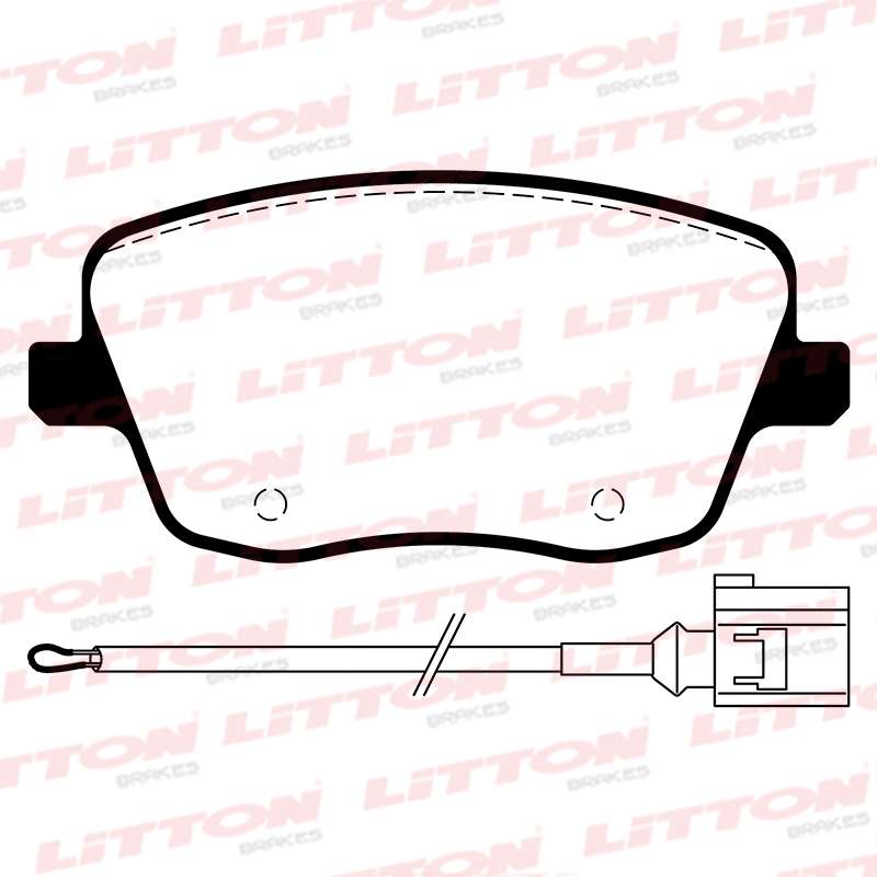 LITTON PASTILLAS FRENO DEL. SEAT CORDOBA 1.2- 1.4- 1.6- 1.9- 2.0 IBIZA IV  1.4 16V - 1.9 TDI VW POLO IV  1.4 - 1.9 