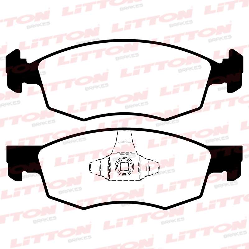 LITTON PASTILLAS FRENO DEL. FIAT GRAND SIENA 