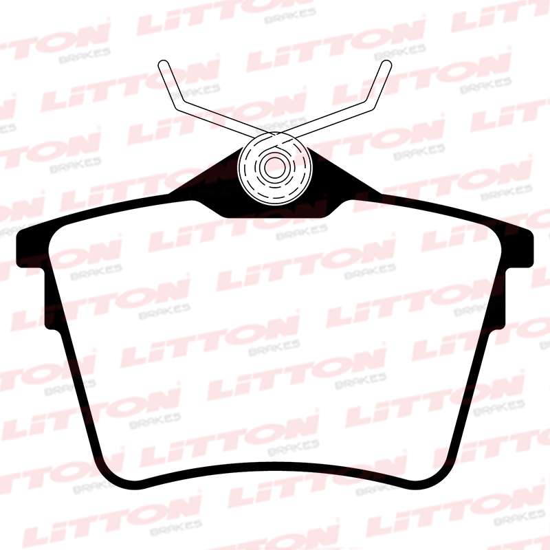 LITTON PASTILLAS FRENO TRAS. CITROEN C5 PEUGEOT 407 607 2.2- 2.7- 3.0 V6 16V HDI