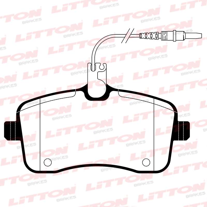 LITTON PASTILLAS FRENO P 407 1.8 16V HDI 2004 (POSICION 0836)