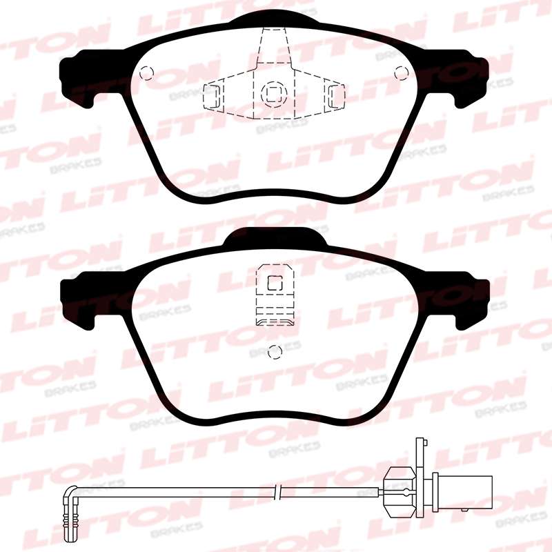 LITTON PASTILLAS FRENO DEL. FORD GALAXY 2.8 V6 SEAT ALHAMBRA VW PASSAT SHARAN TRANSPORTER CARAVELLE 