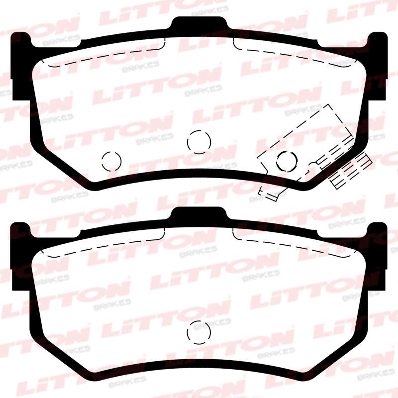 LITTON PASTILLAS FRENO TRAS. HONDA ACCORD II  1.8 EX-DL NISSAN MAXIMA SUZUKI SWIFT 1.3 16V GTI