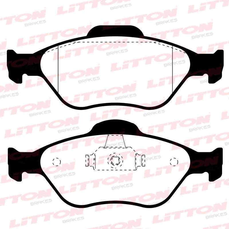 LITTON PASTILLAS FRENO LAGUNA 1.6 2001>- MEGANE II 2008> (POSICION 0000)
