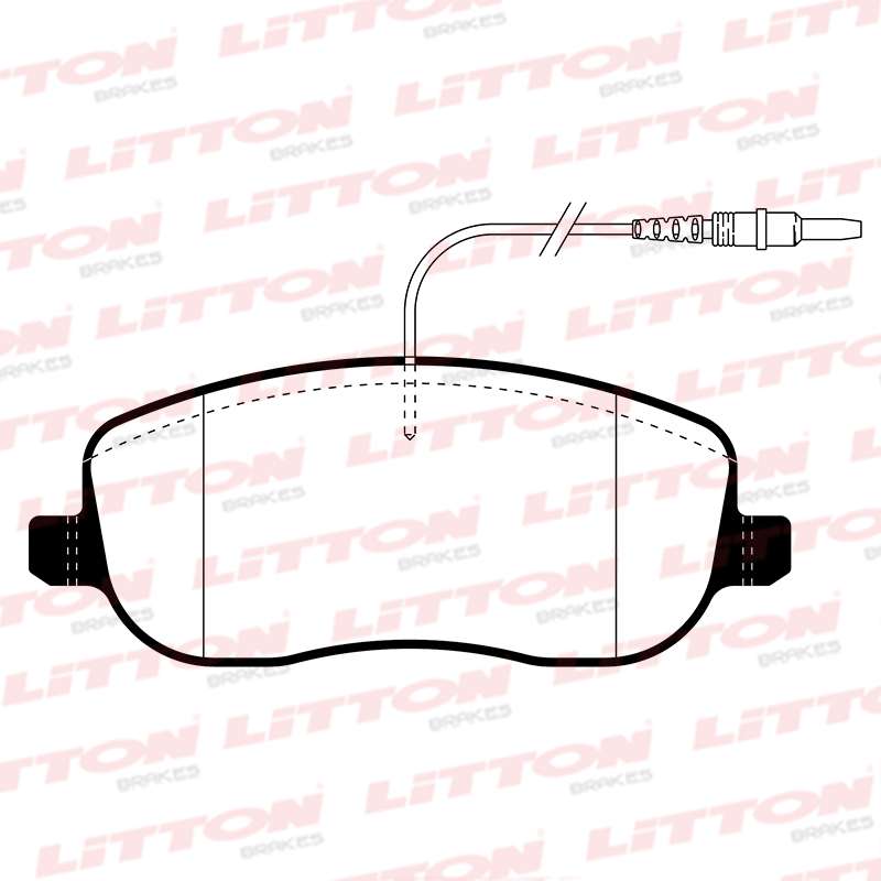 LITTON PASTILLAS FRENO P 807 HDI 2002> C8 - FIAT CROMA 08>  (PD/1443-A FRASLE) (POSICION 0789)