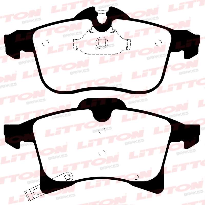 LITTON PASTILLAS FRENO DEL. CHEVROLET CORSA C 1.7 MERIVA 1.4 - 1.6 - 1.7 - 1.8 